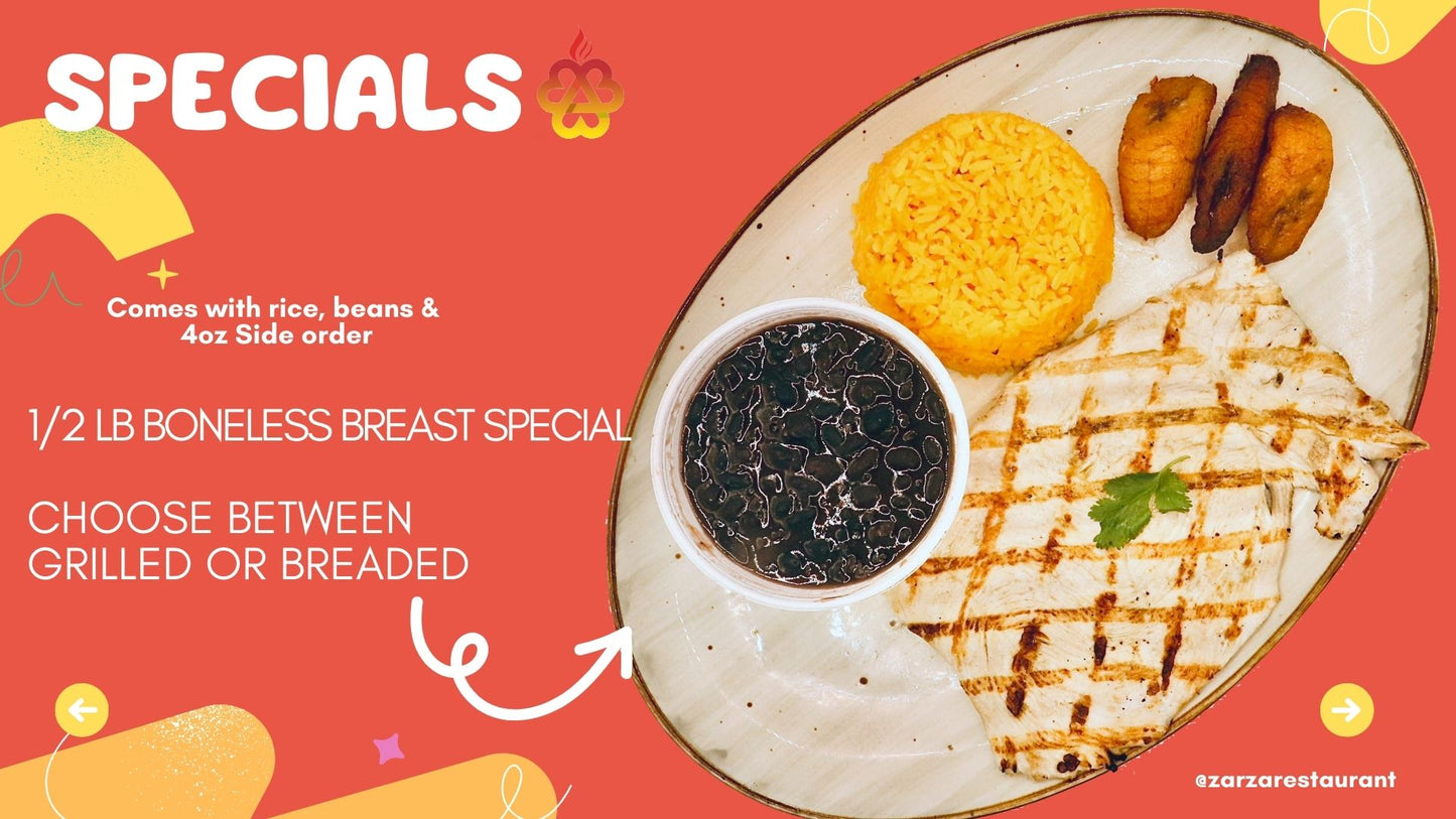 1/2 LB CHICKEN BONELESS SPECIAL