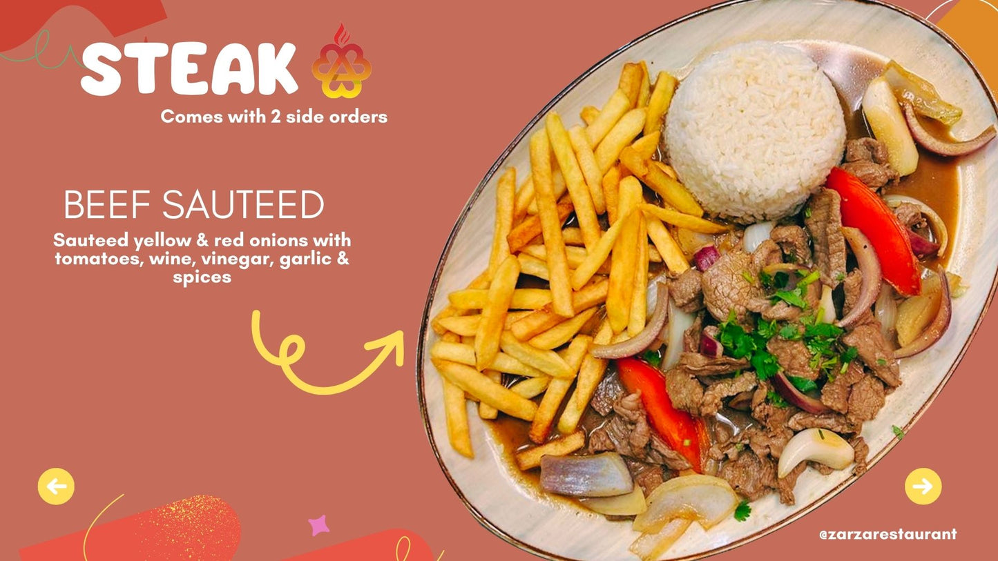 BEEF SAUTEED PERSONAL