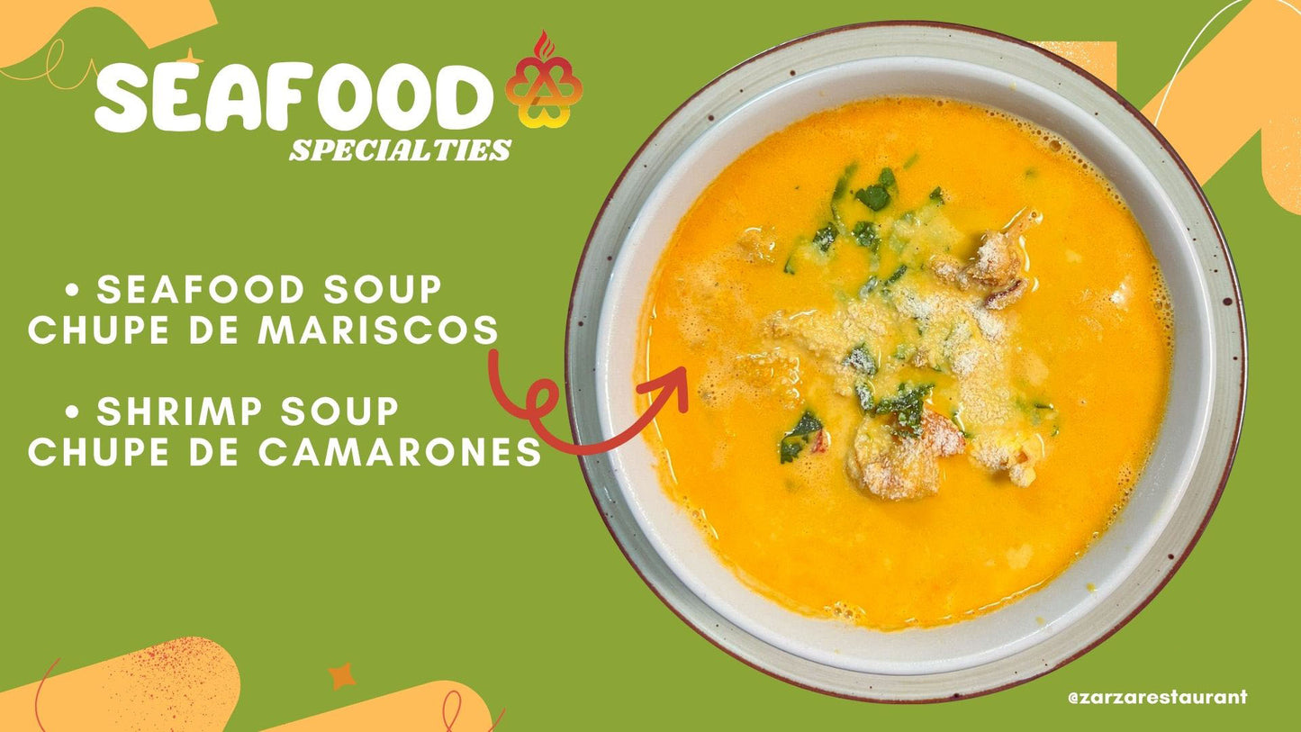 SHRIMP SOUP - CHUPE DE CAMARONES