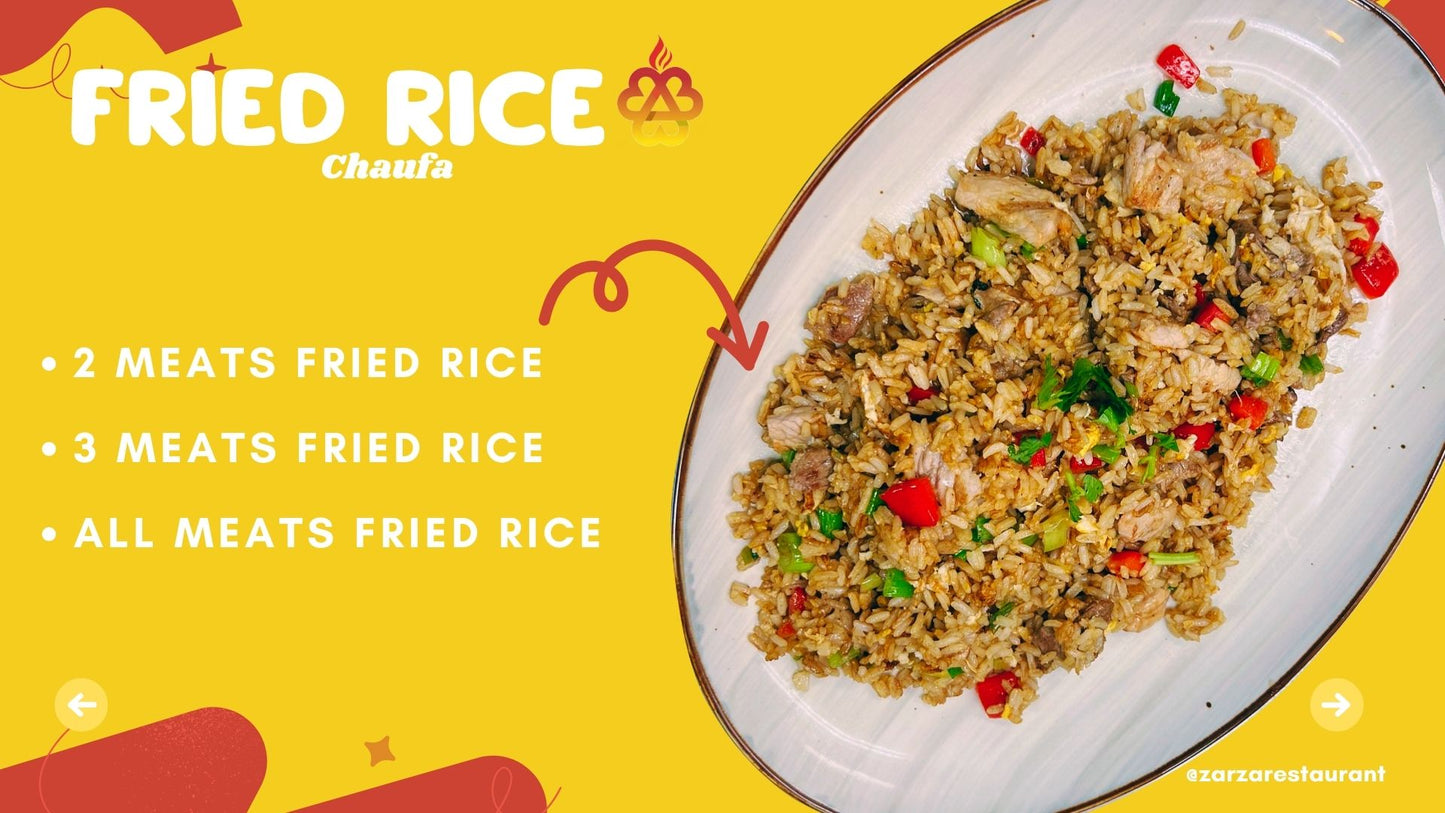 3 MEATS FRIED RICE