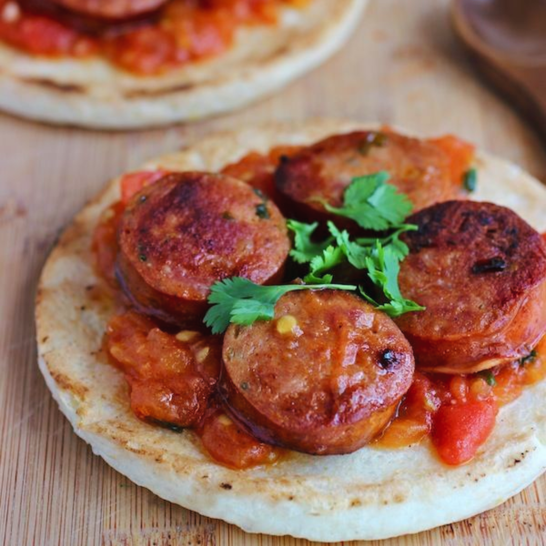 AREPA CON CHORIZO