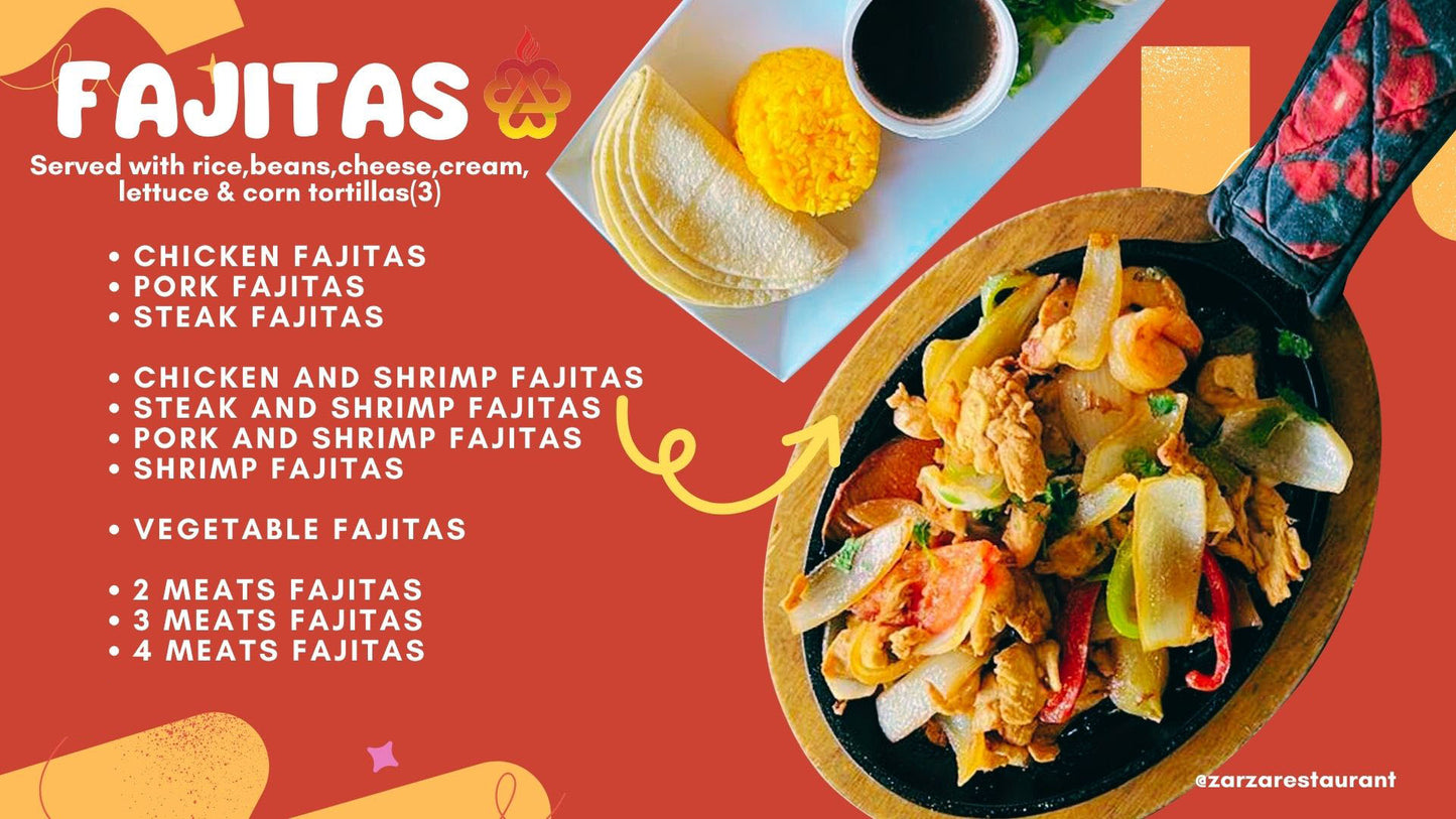 FAJITAS DE 2 CARNES