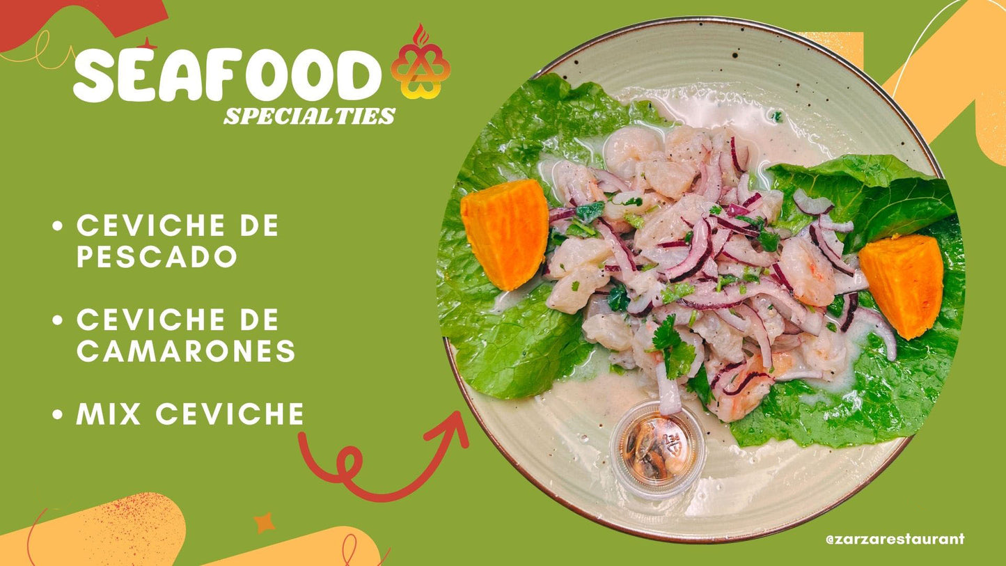 CEVICHE DE CAMARONES (SHRIMPS)