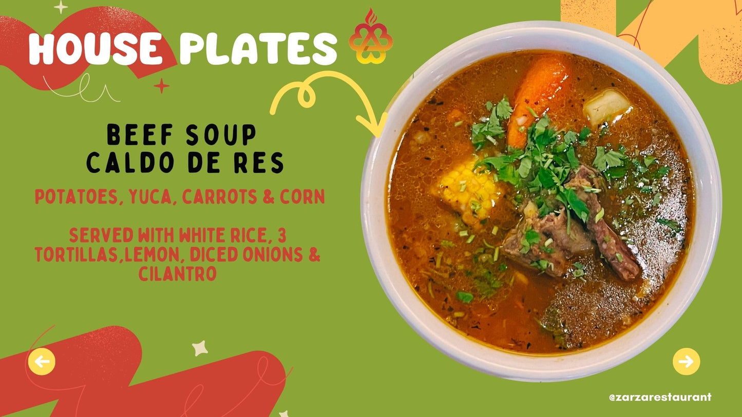 BEEF SOUP - CALDO DE RES