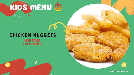 CHICKEN NUGGETS (7) WITH FRIES