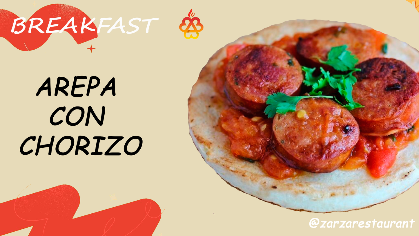AREPA CON CHORIZO