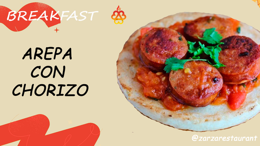 AREPA CON CHORIZO